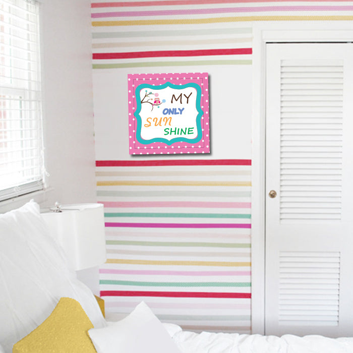 Hoot Theme Canvas For Wall