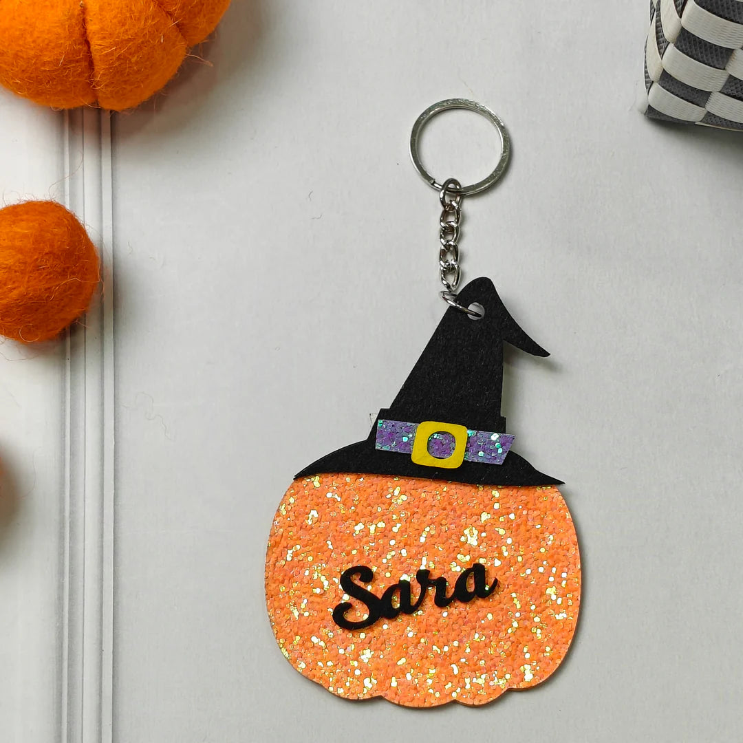 Personalized Halloween Keychain