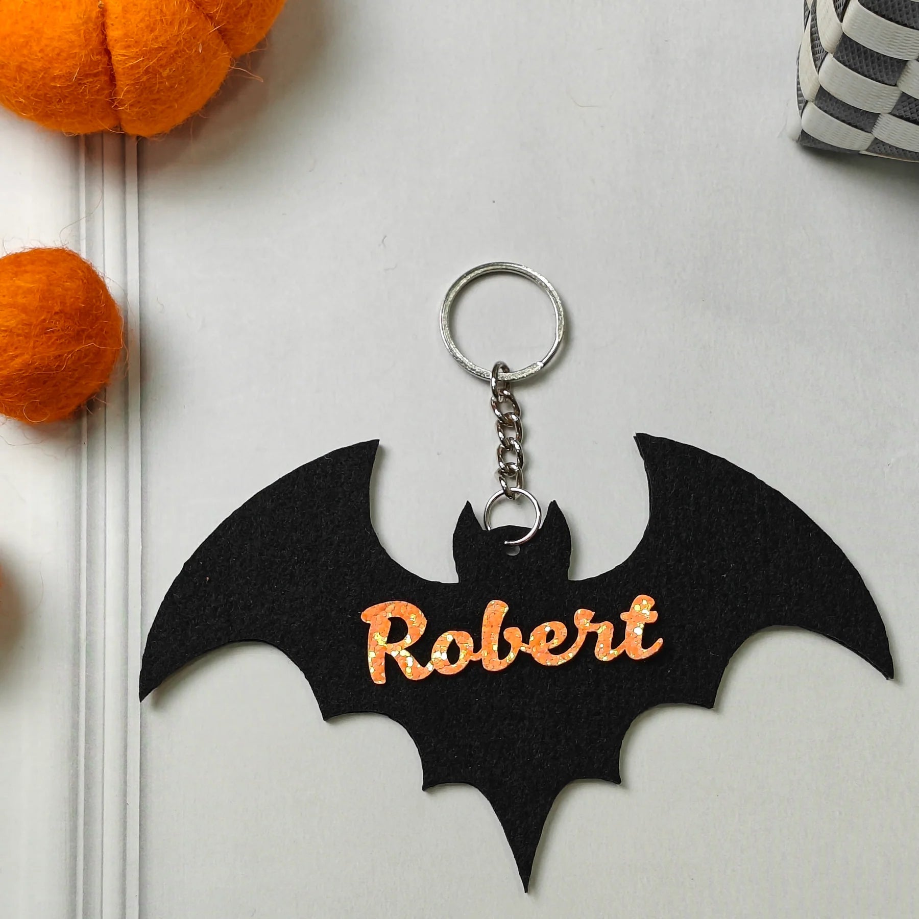 Personalized Halloween Keychain
