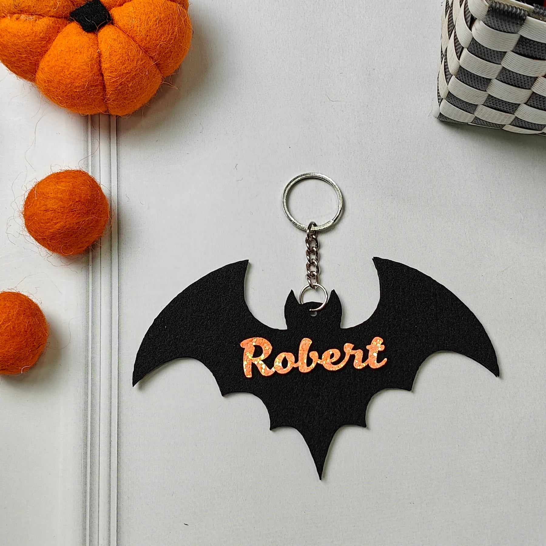 Personalized Halloween Keychain