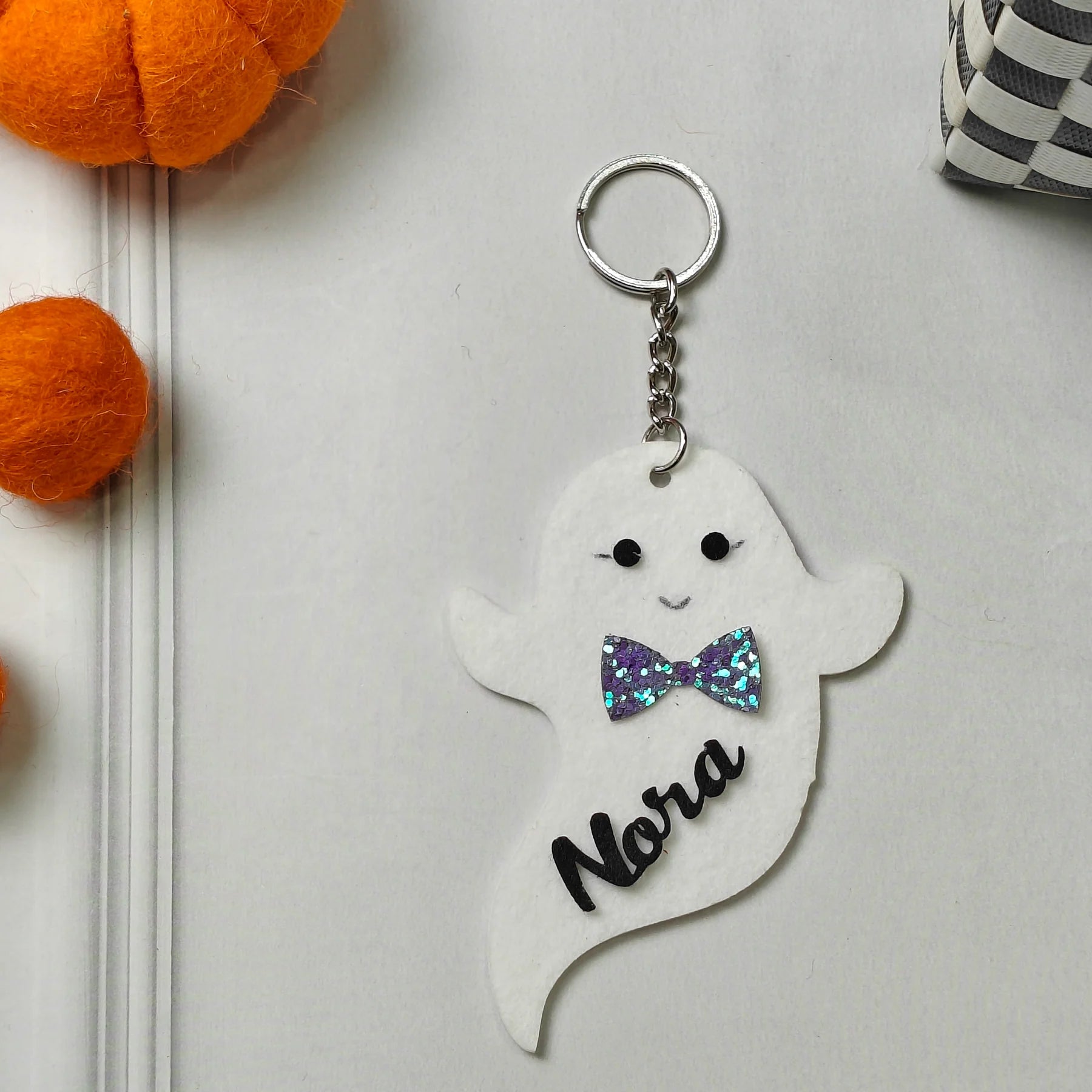 Personalized Halloween Keychain