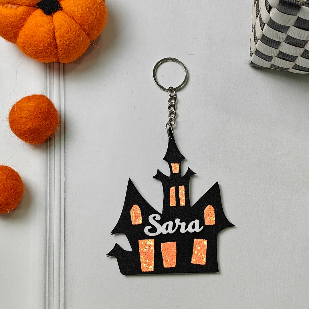 Personalized Halloween Keychain