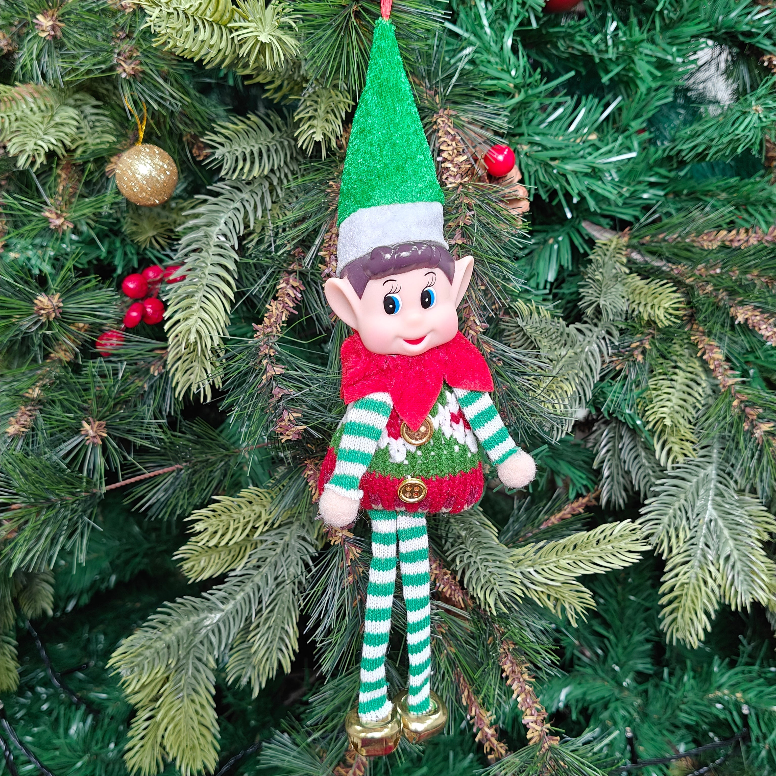 Candy Cane Elf – Emerald