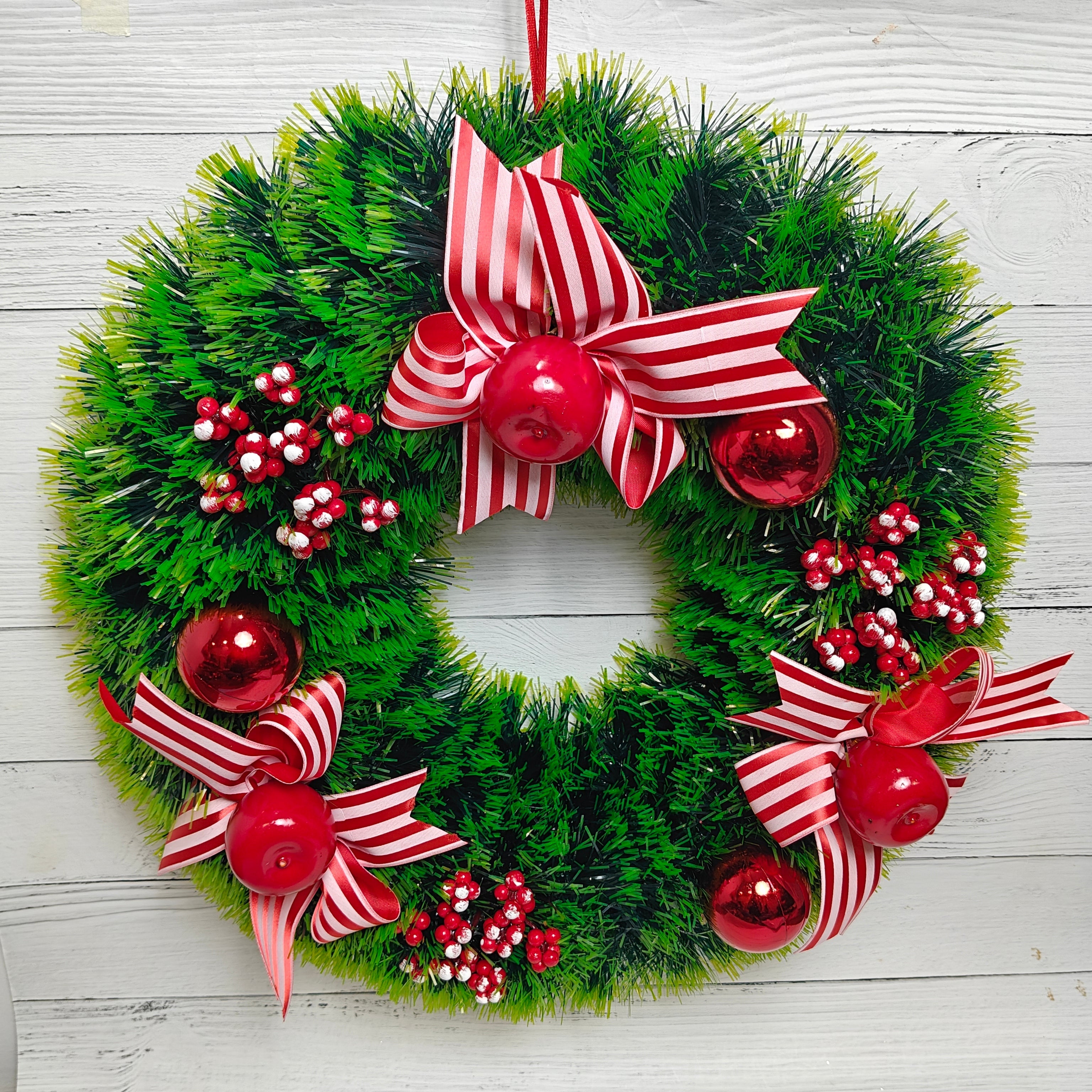Cherry Bow Orchard Wreath