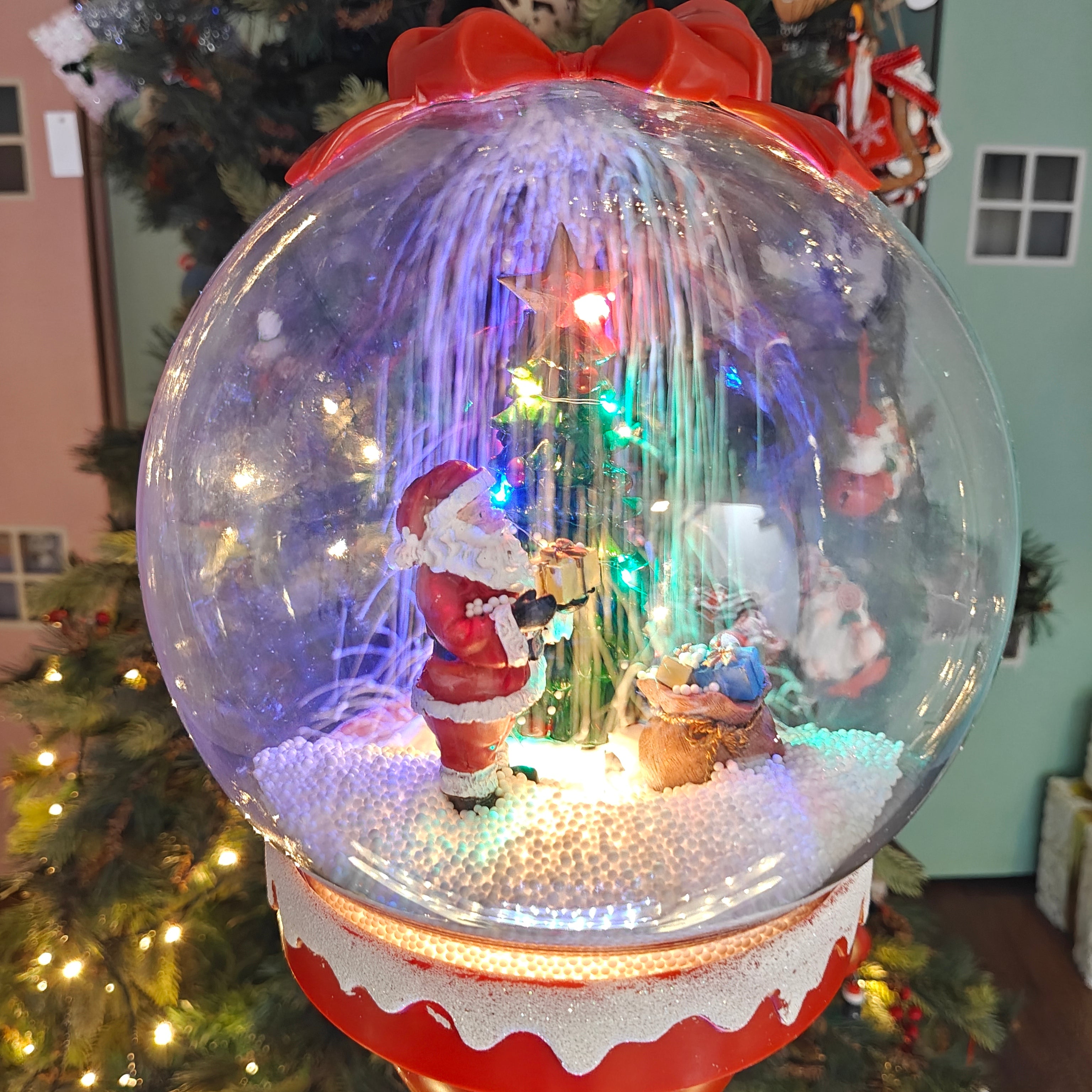 Light-Up North Pole Signpost