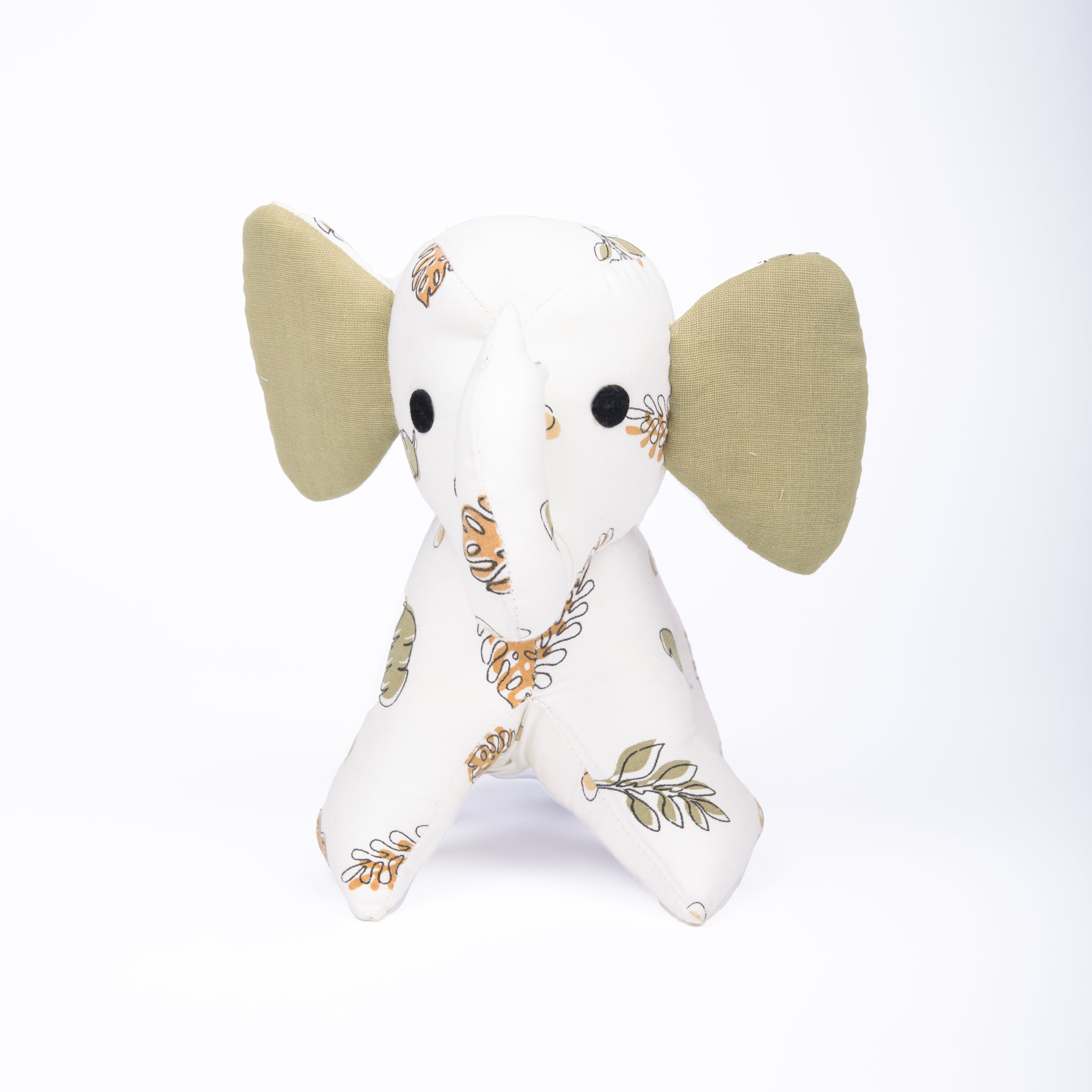 Organic Cotton & Naturally Dyed Soft Toy | Zola The Elephant