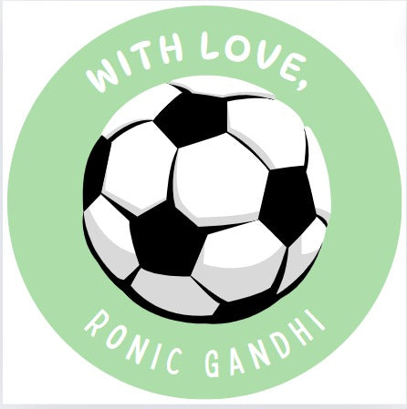 Personalised Gift Stickers -  Foobtall, Set of 15 large stickers