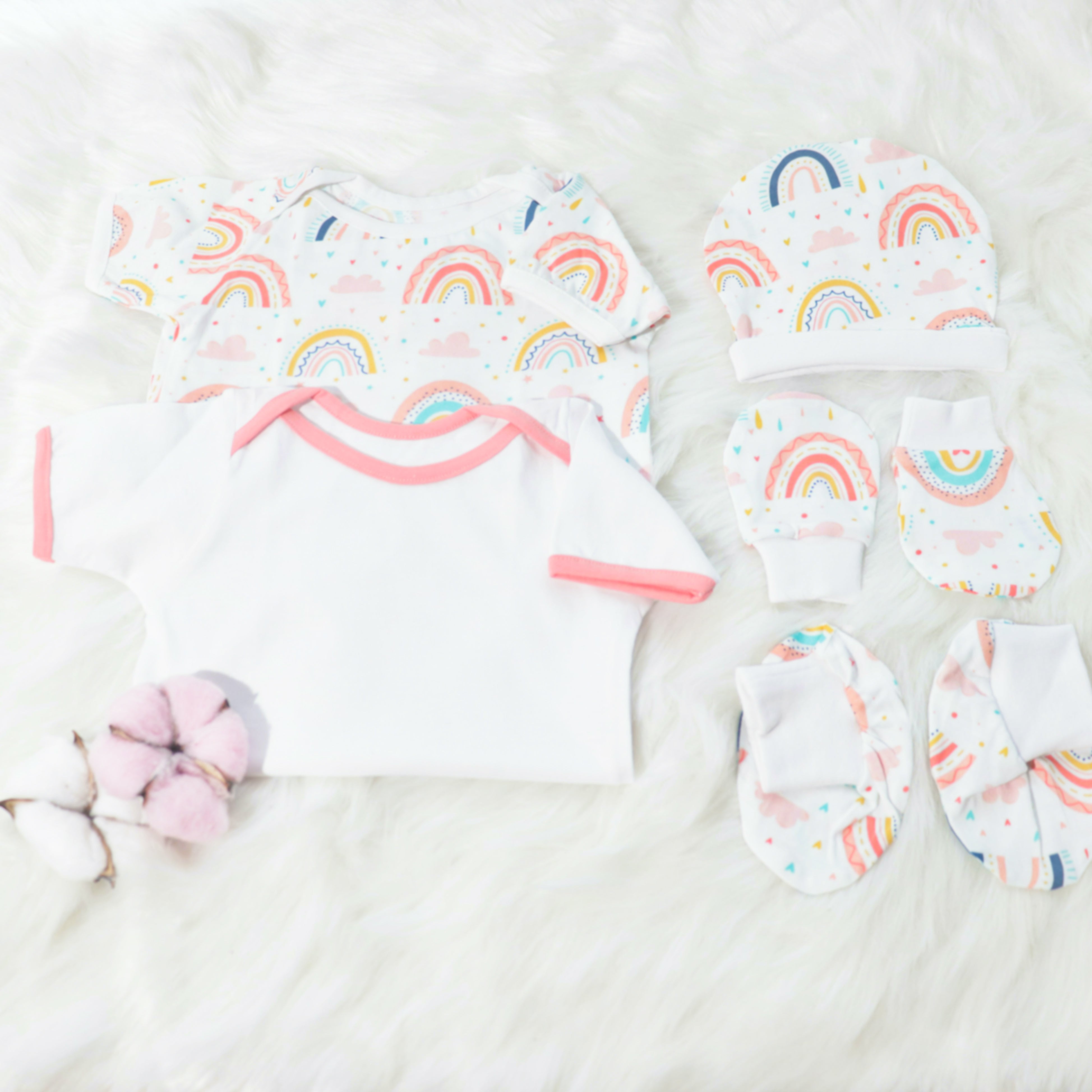 Look For Rainbows - Newborn Bodysuits Bundle