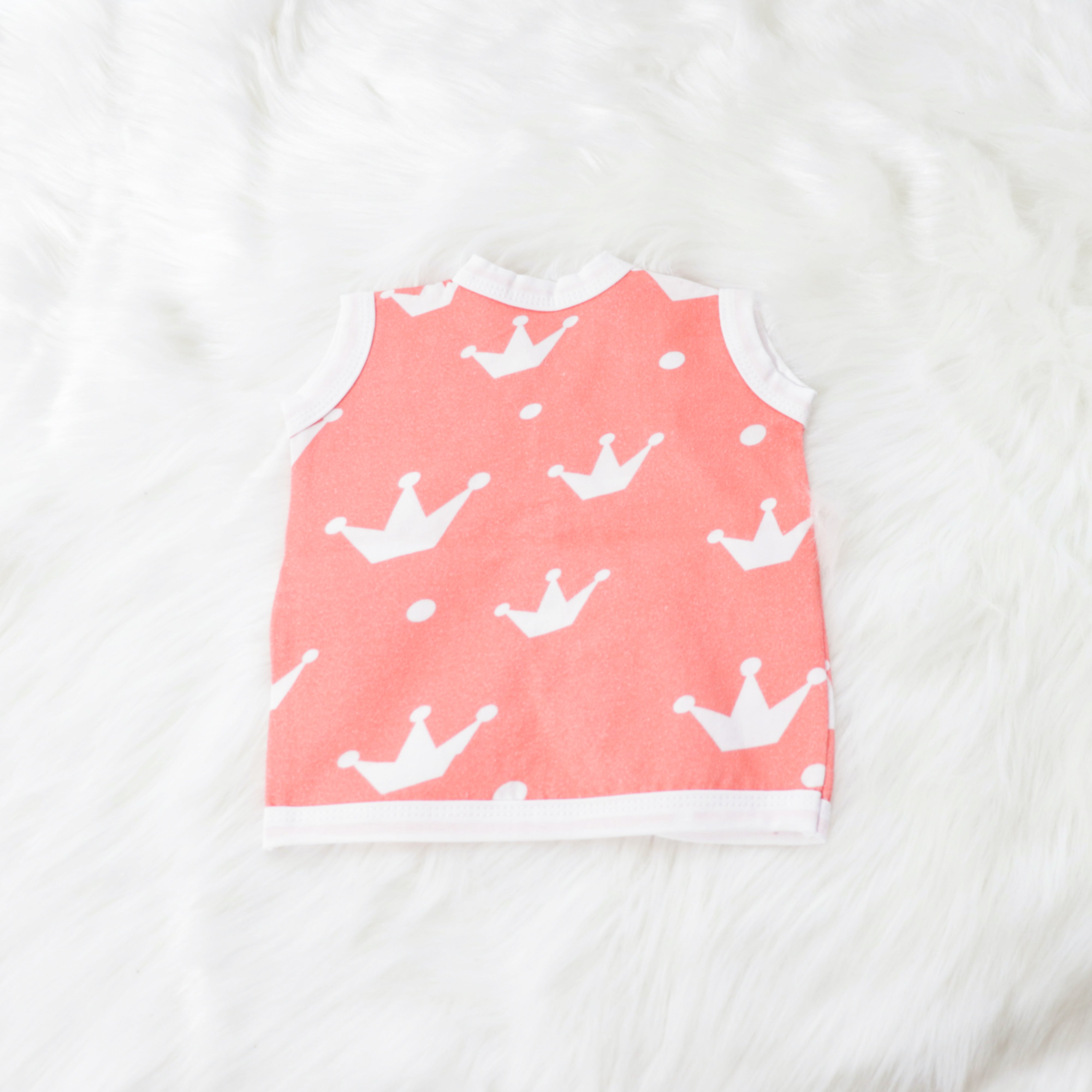 Crowns - Doodle Baby Vests (Set of 2)