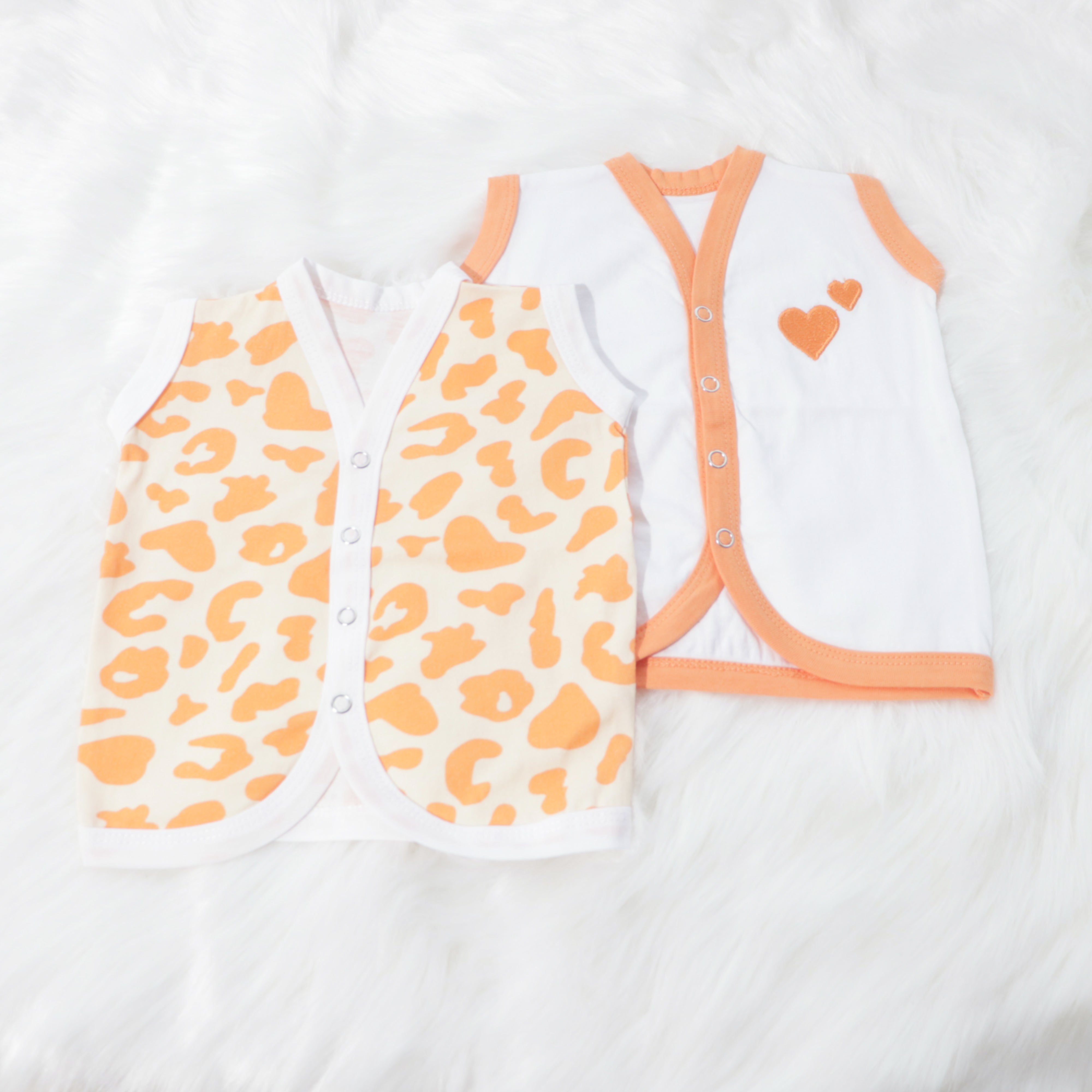 Wild & Free - Doodle Baby Vests (Set of 2)