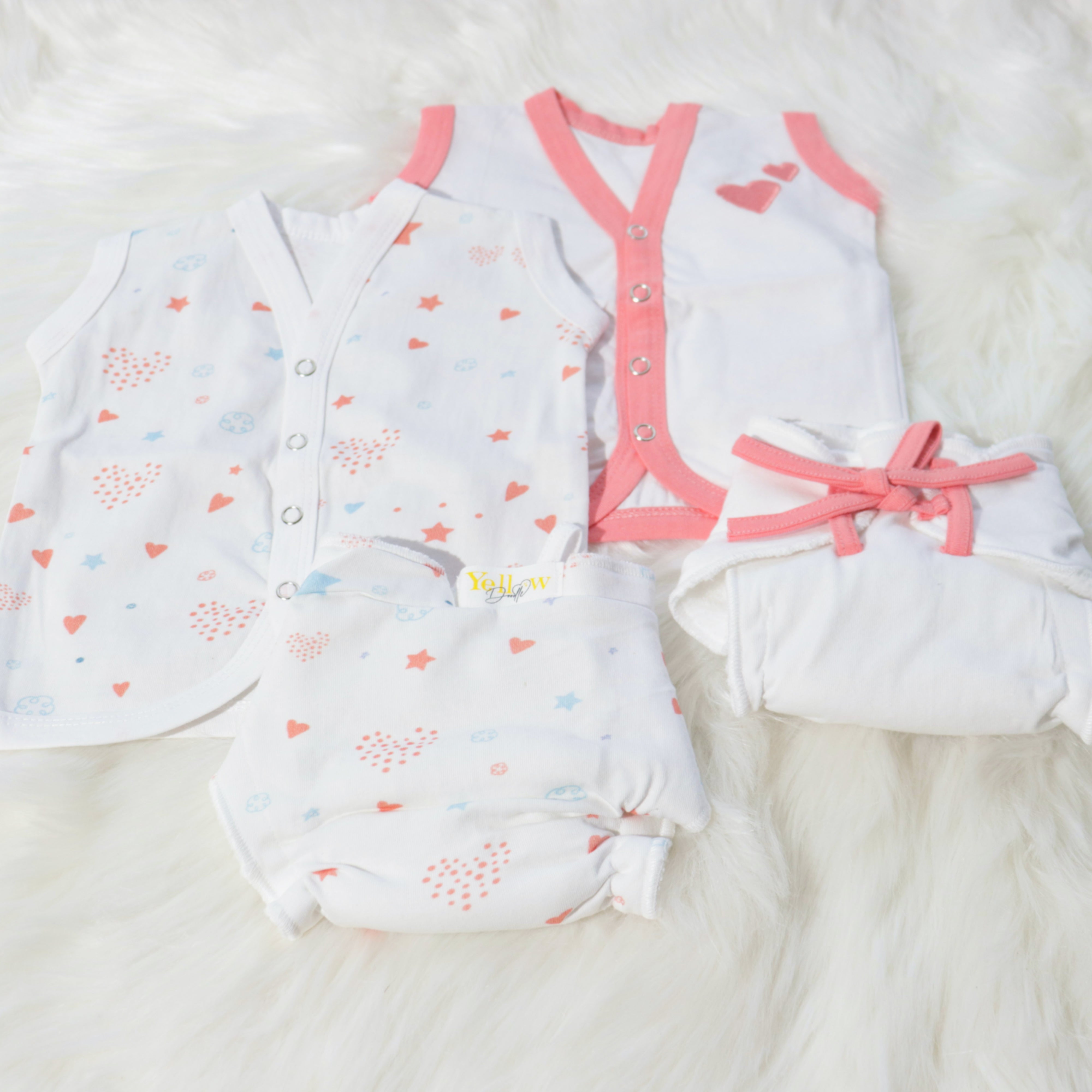 Fairy Dust - Everyday Essentials Nappy & Vest (Set of 4)