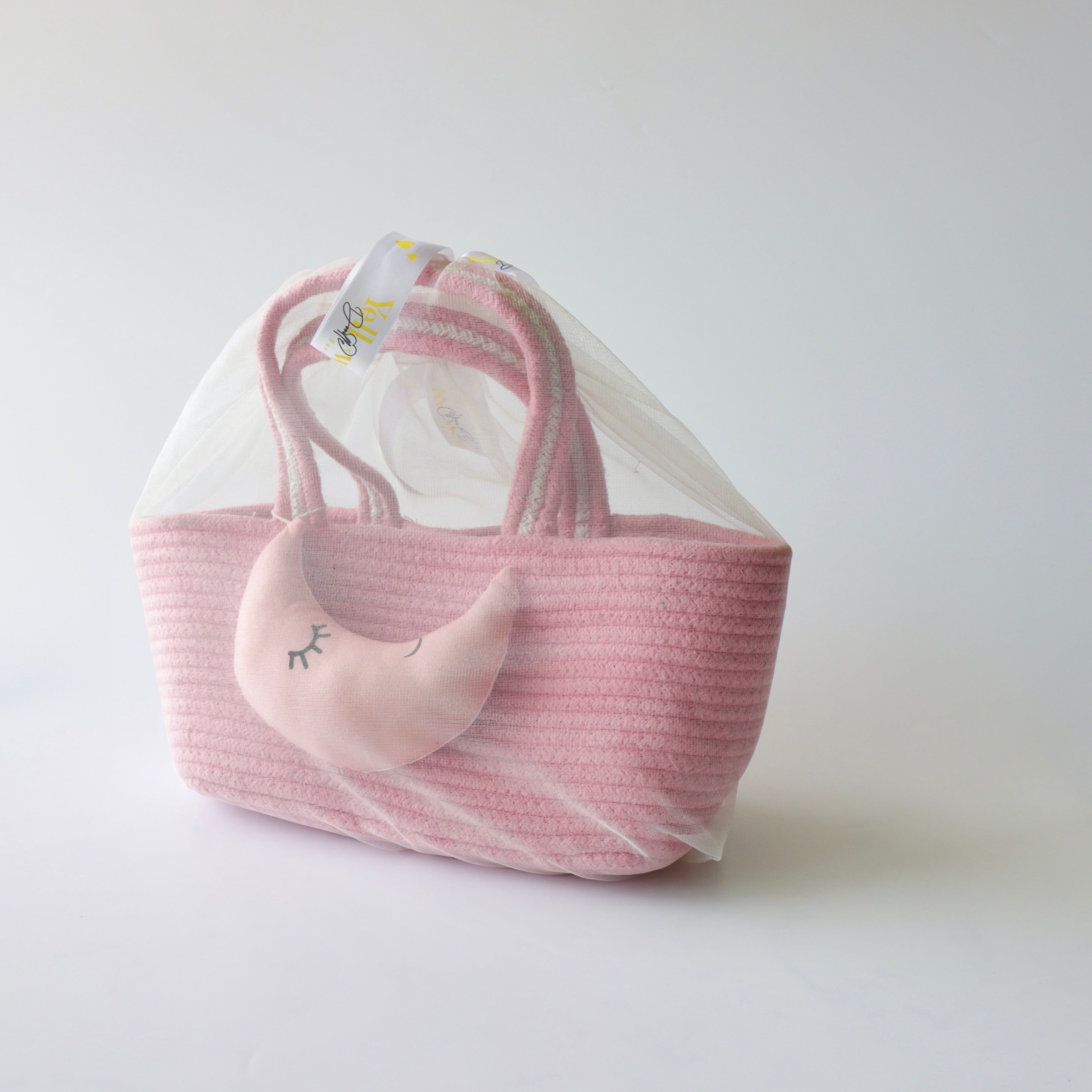 Multipurpose Storage & Gift Basket - Pink (Moon)
