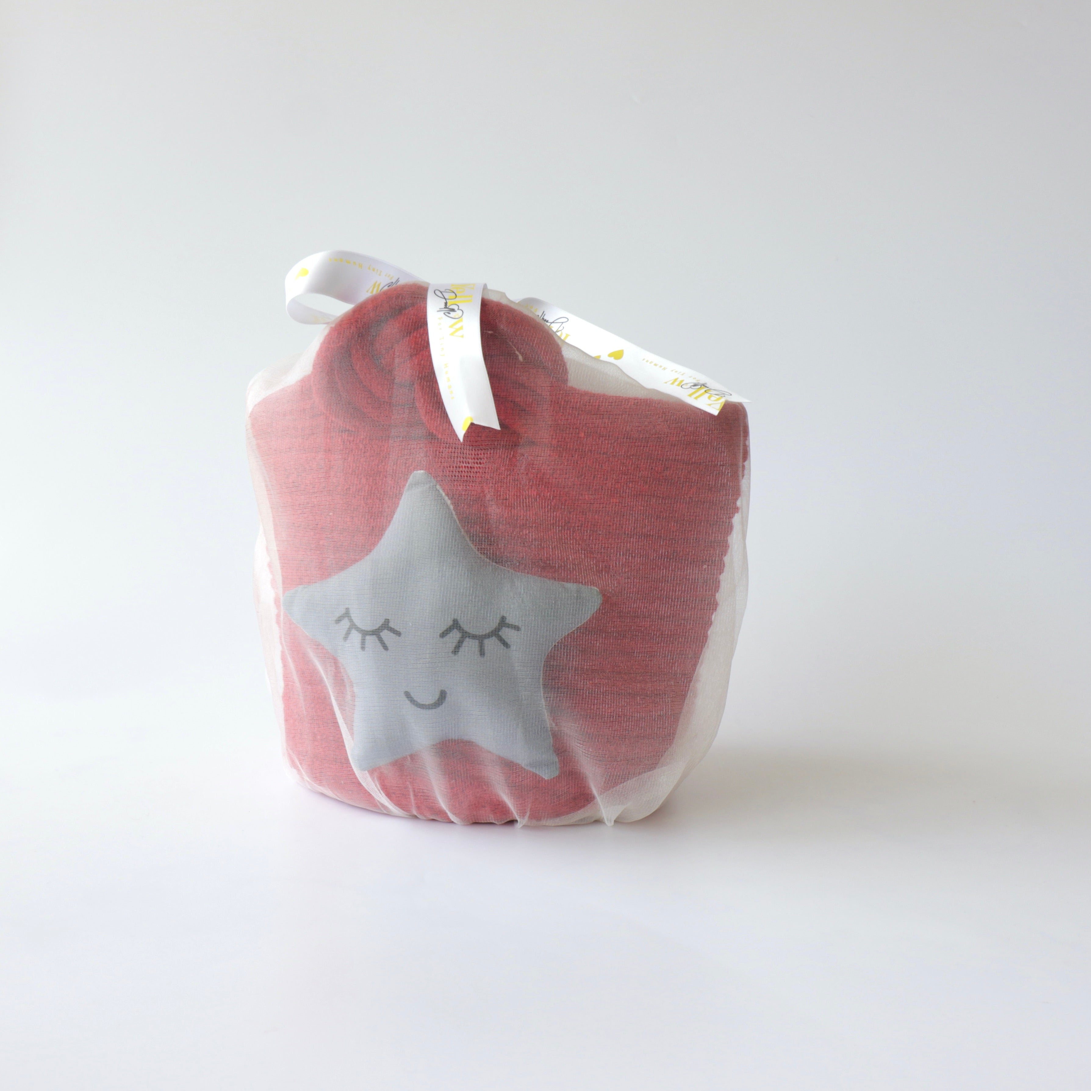 Multipurpose Storage Knotted Basket - Red (Star)