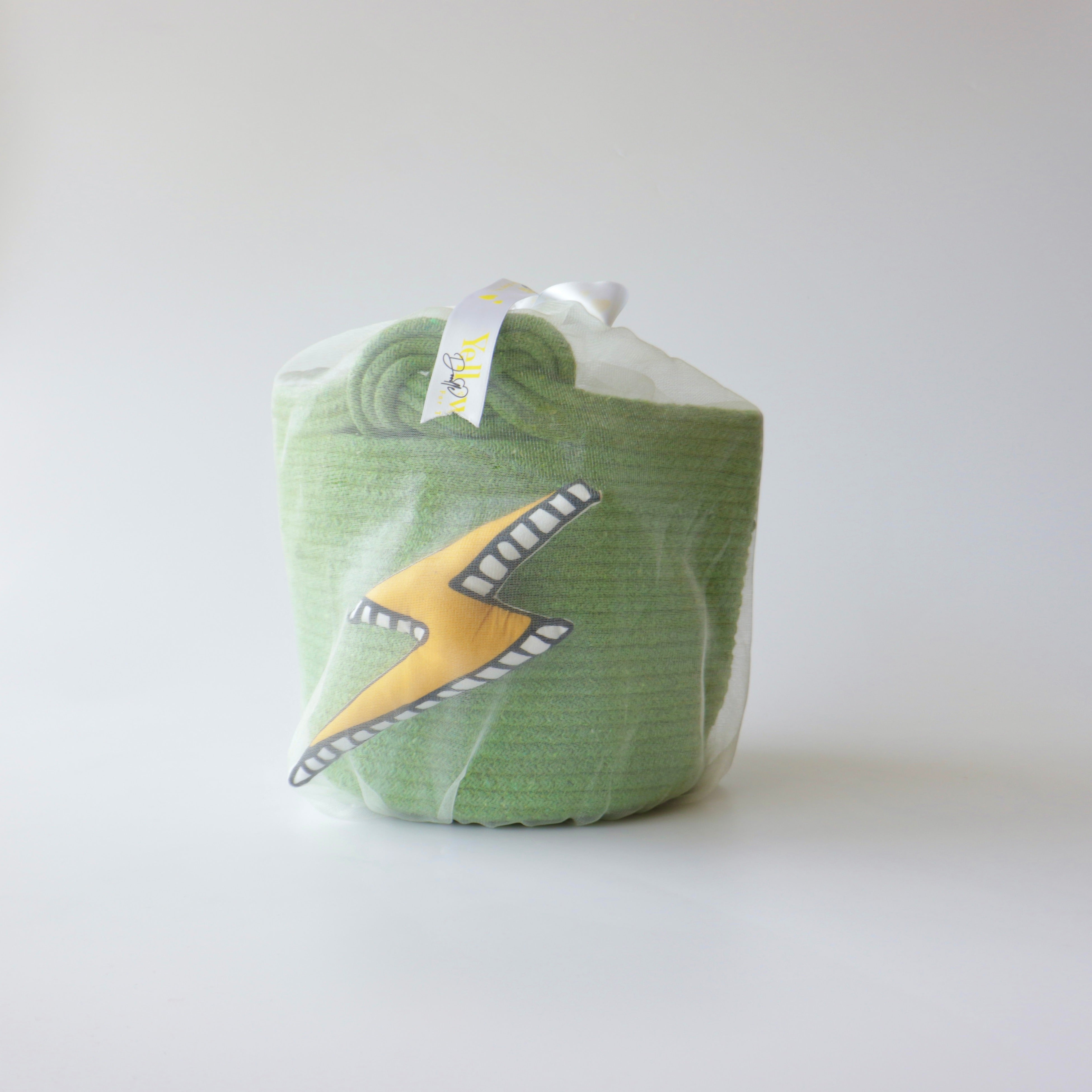 Multipurpose Storage Knotted Basket - Green