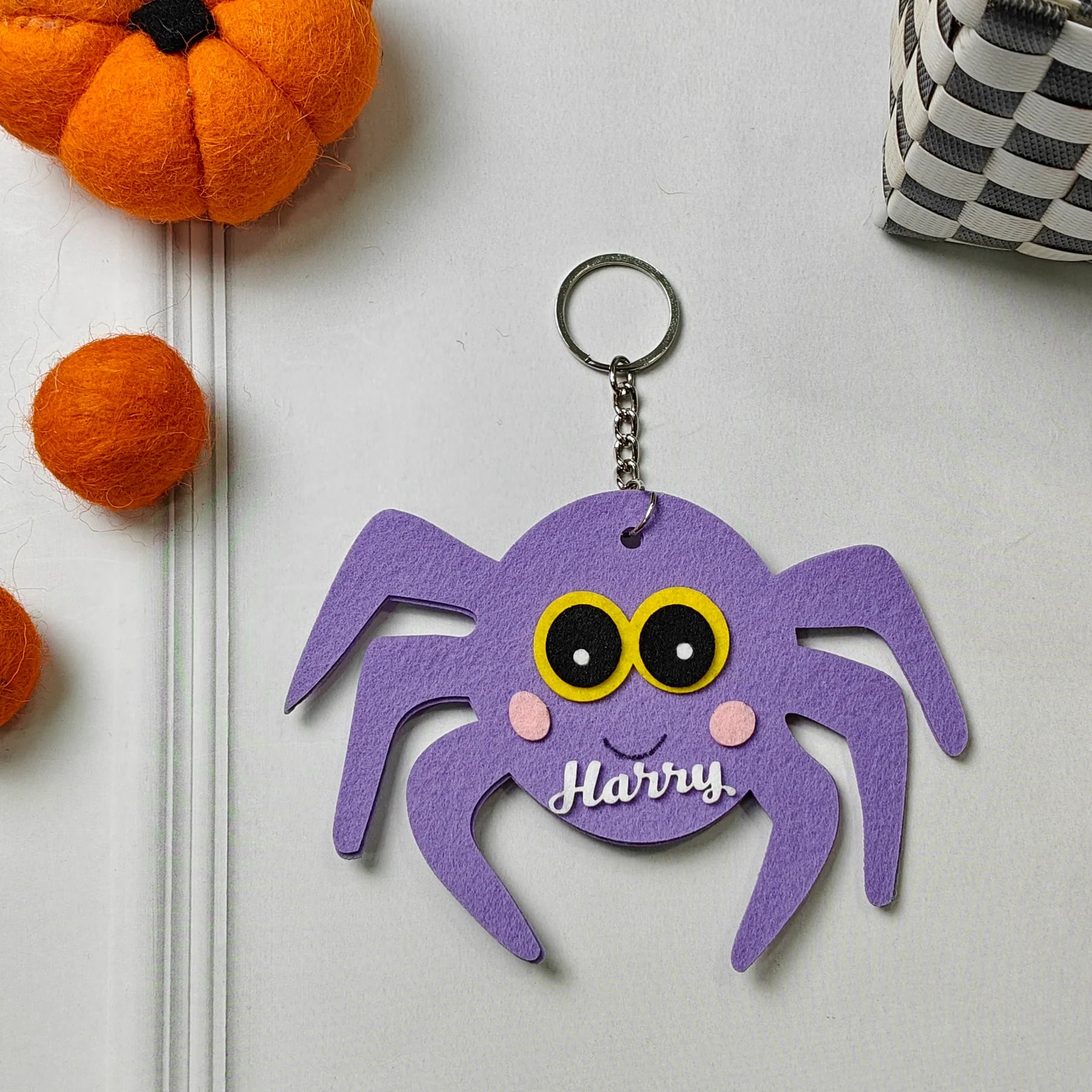 Personalized Halloween Keychain