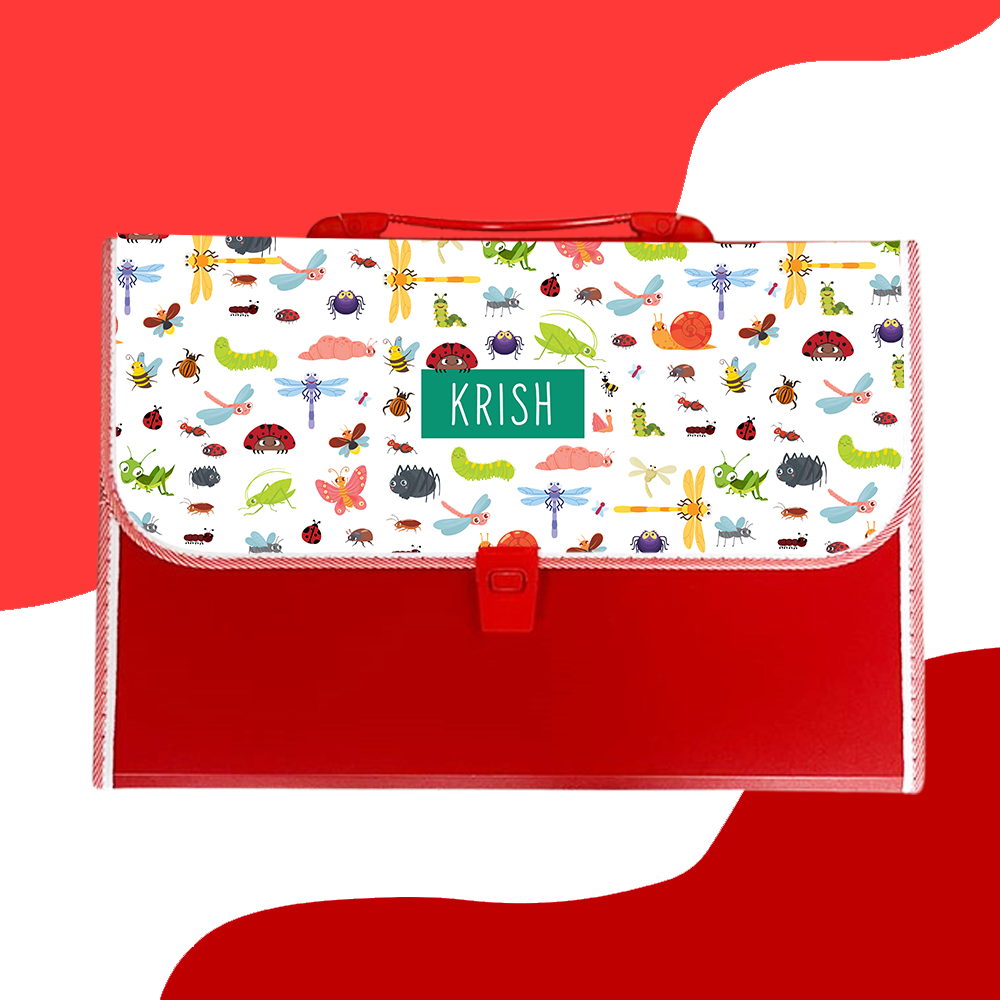 Personalised Red Folder