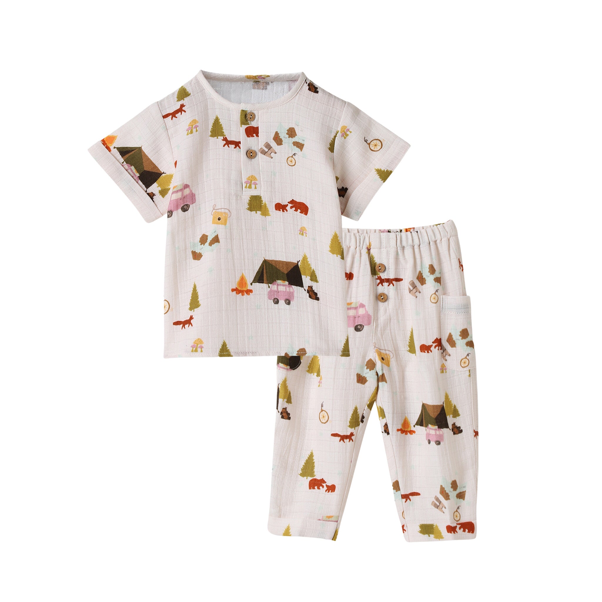 Organic Muslin Joggers Set