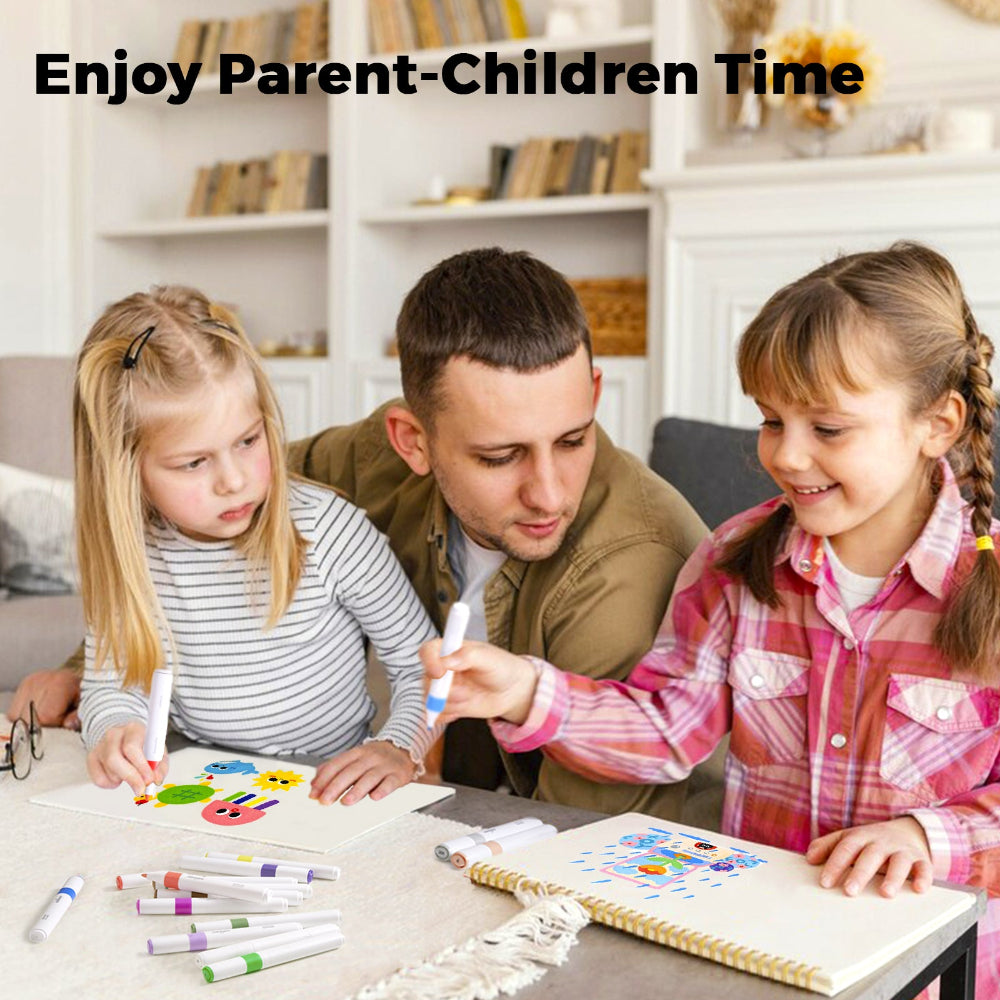 Jar Melo Acrylic Paint Markers With Bag- 36 Colors-Arts & Crafts-Jarmelo-Toycra