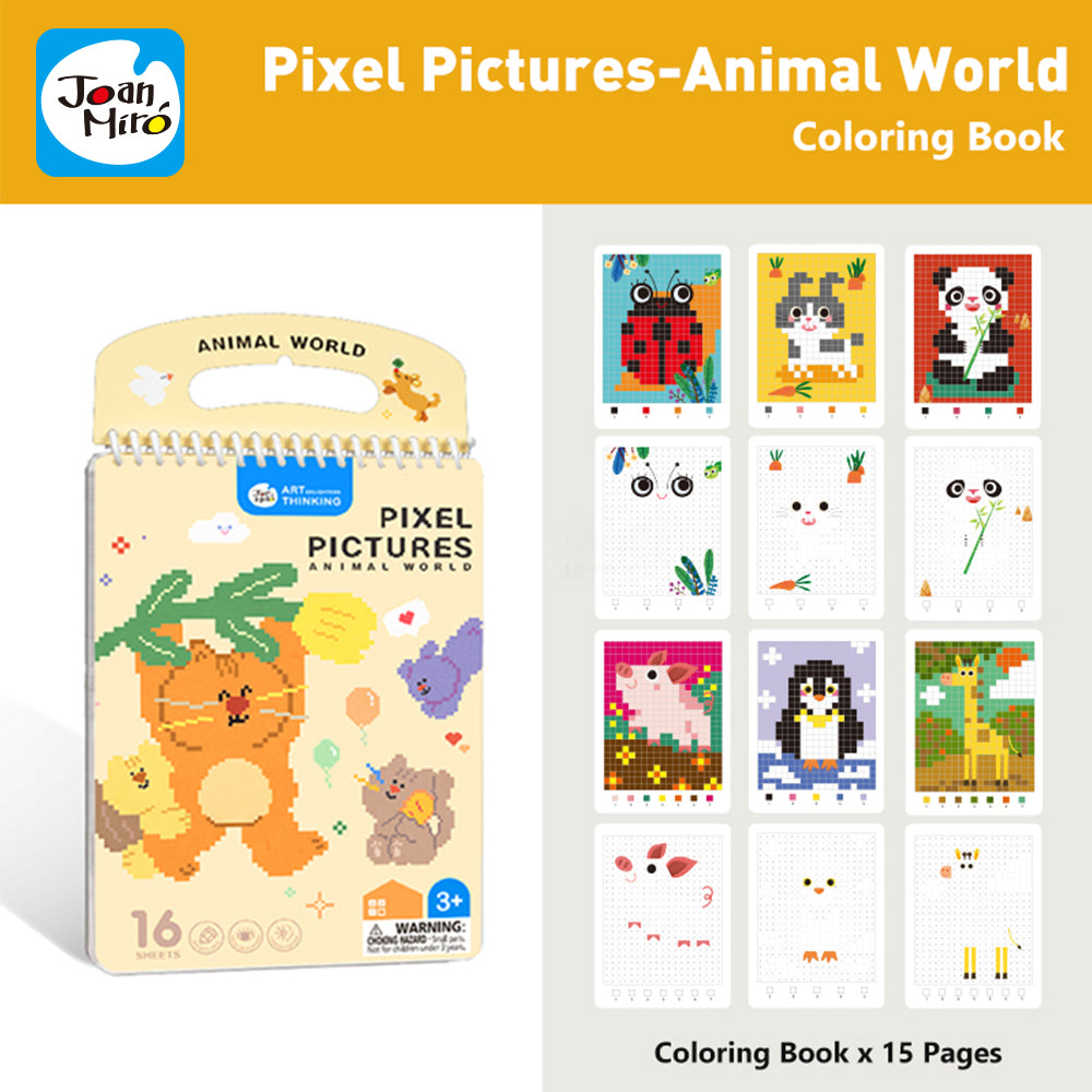 Jar Melo Pixel Pictures Colouring Books-Arts & Crafts-Jarmelo-Toycra