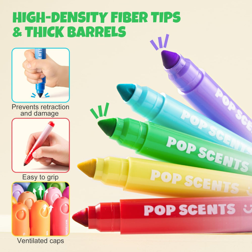 Jar Melo Pop Scents Markers-Arts & Crafts-Jarmelo-Toycra