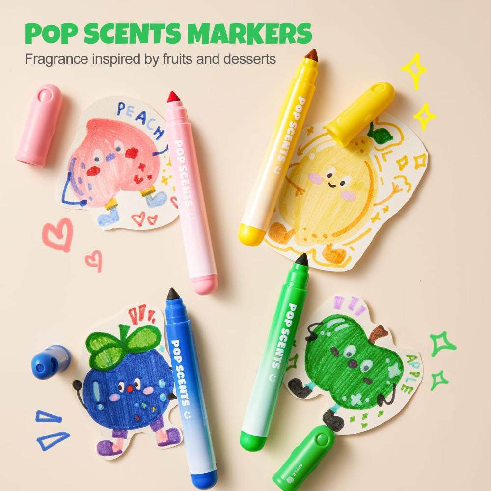 Jar Melo Pop Scents Markers-Arts & Crafts-Jarmelo-Toycra
