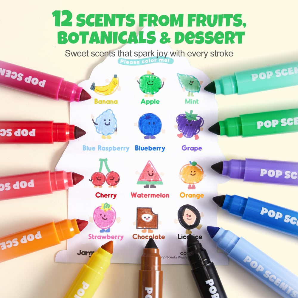 Jar Melo Pop Scents Markers-Arts & Crafts-Jarmelo-Toycra