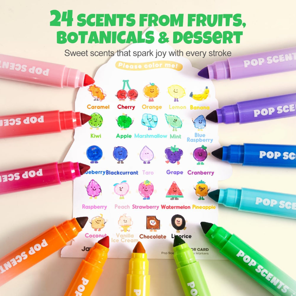 Jar Melo Pop Scents Markers-Arts & Crafts-Jarmelo-Toycra