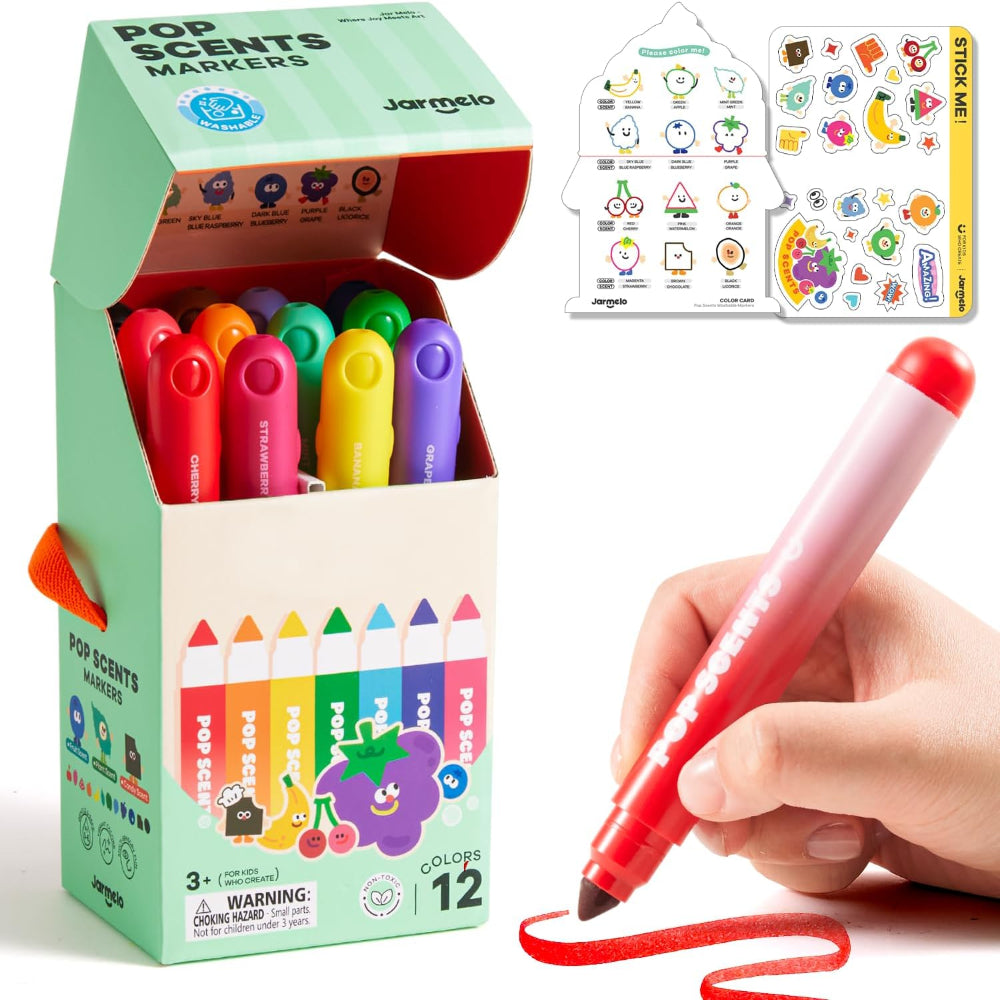 Jar Melo Pop Scents Markers-Arts & Crafts-Jarmelo-Toycra