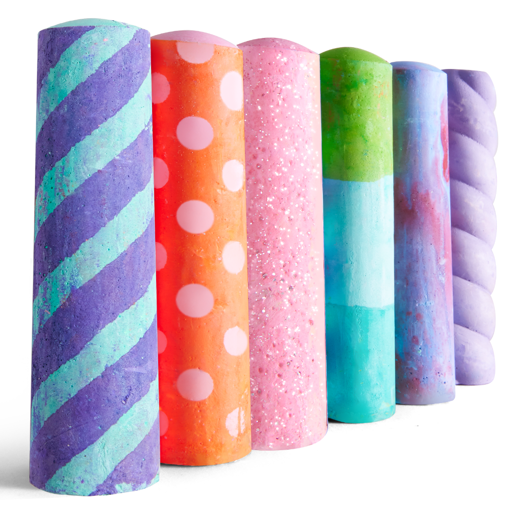 Jar Melo Rainbow Wow Sidewalk Chalk-36 Colors-Arts & Crafts-Jarmelo-Toycra