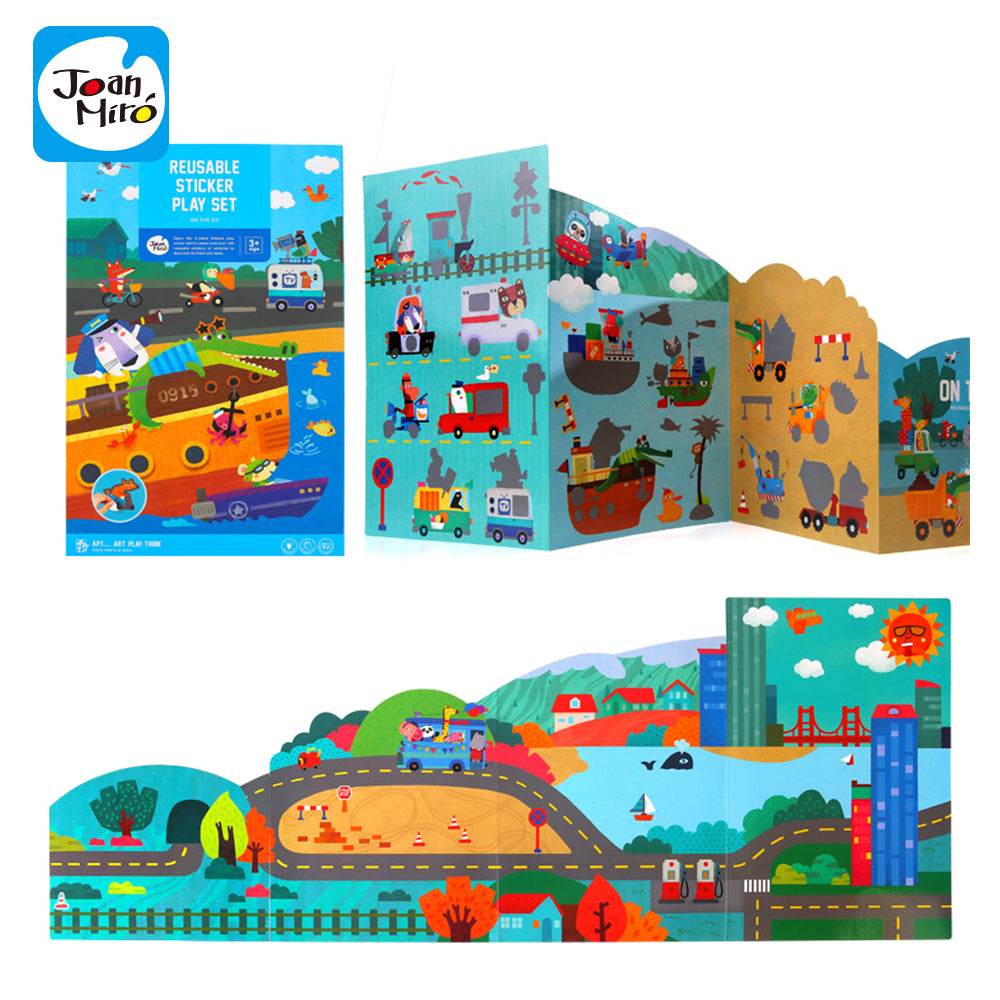 Jar Melo Reusable Sticker Play Set-Arts & Crafts-Jarmelo-Toycra