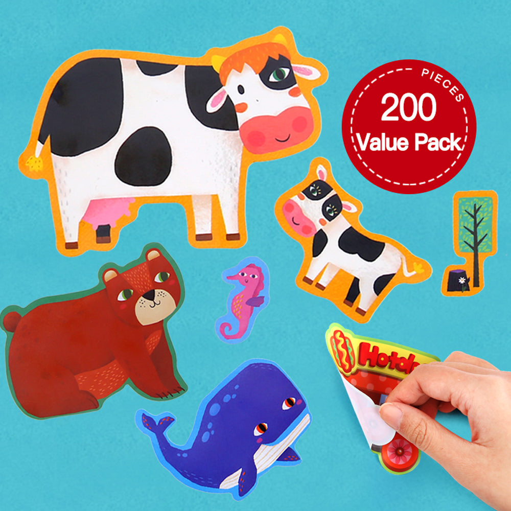 Jar Melo Reusable Sticker Play Set-Arts & Crafts-Jarmelo-Toycra