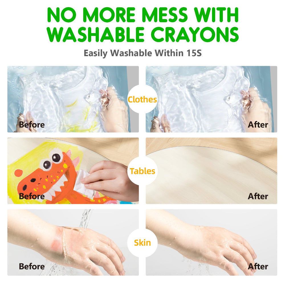 Jar Melo Ultra Silky Washable Crayons-Arts & Crafts-Jarmelo-Toycra