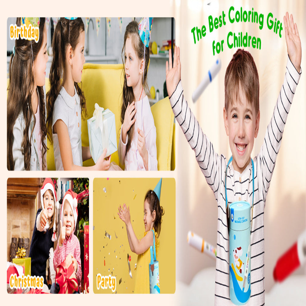 Jar Melo Ultra Silky Washable Crayons-Arts & Crafts-Jarmelo-Toycra