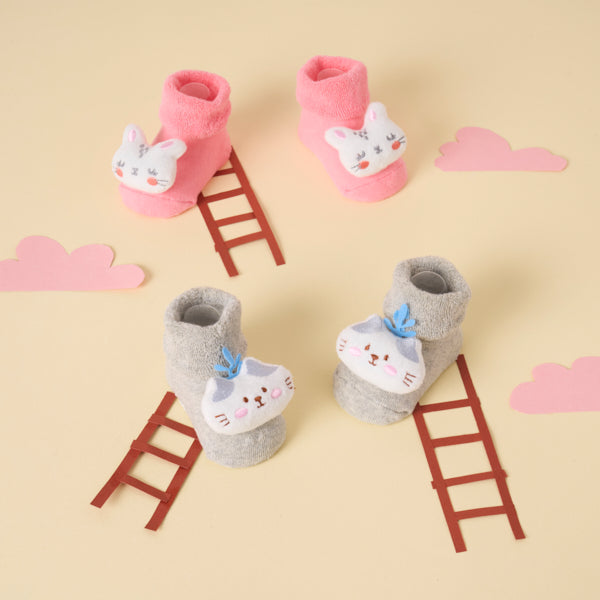 Flop Hop 3D Socks - Pack of 2