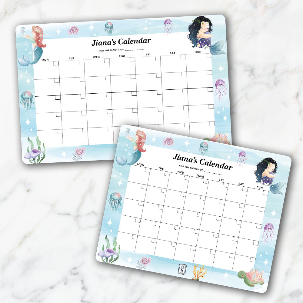 Personalised Kids Calendar - Wallboard