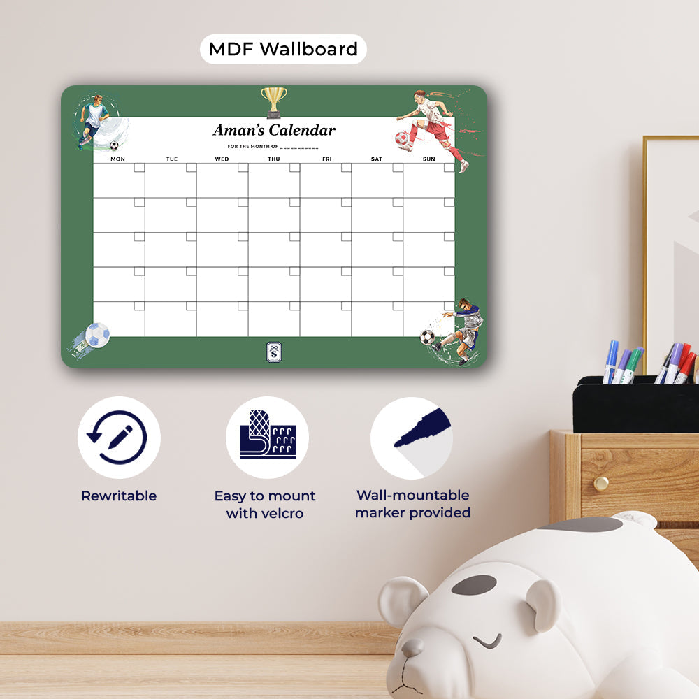Personalised Kids Calendar - Wallboard