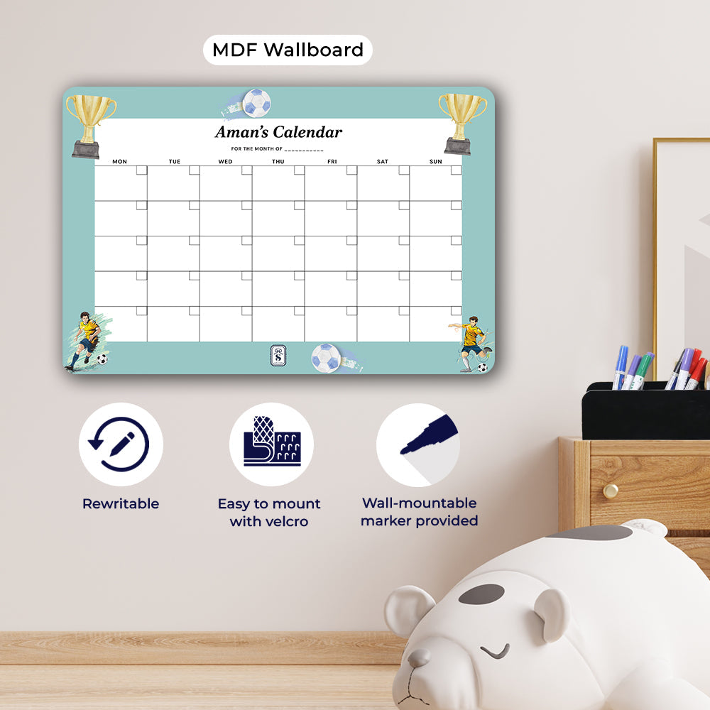 Personalised Kids Calendar - Wallboard