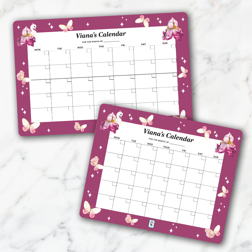 Personalised Kids Calendar - Wallboard