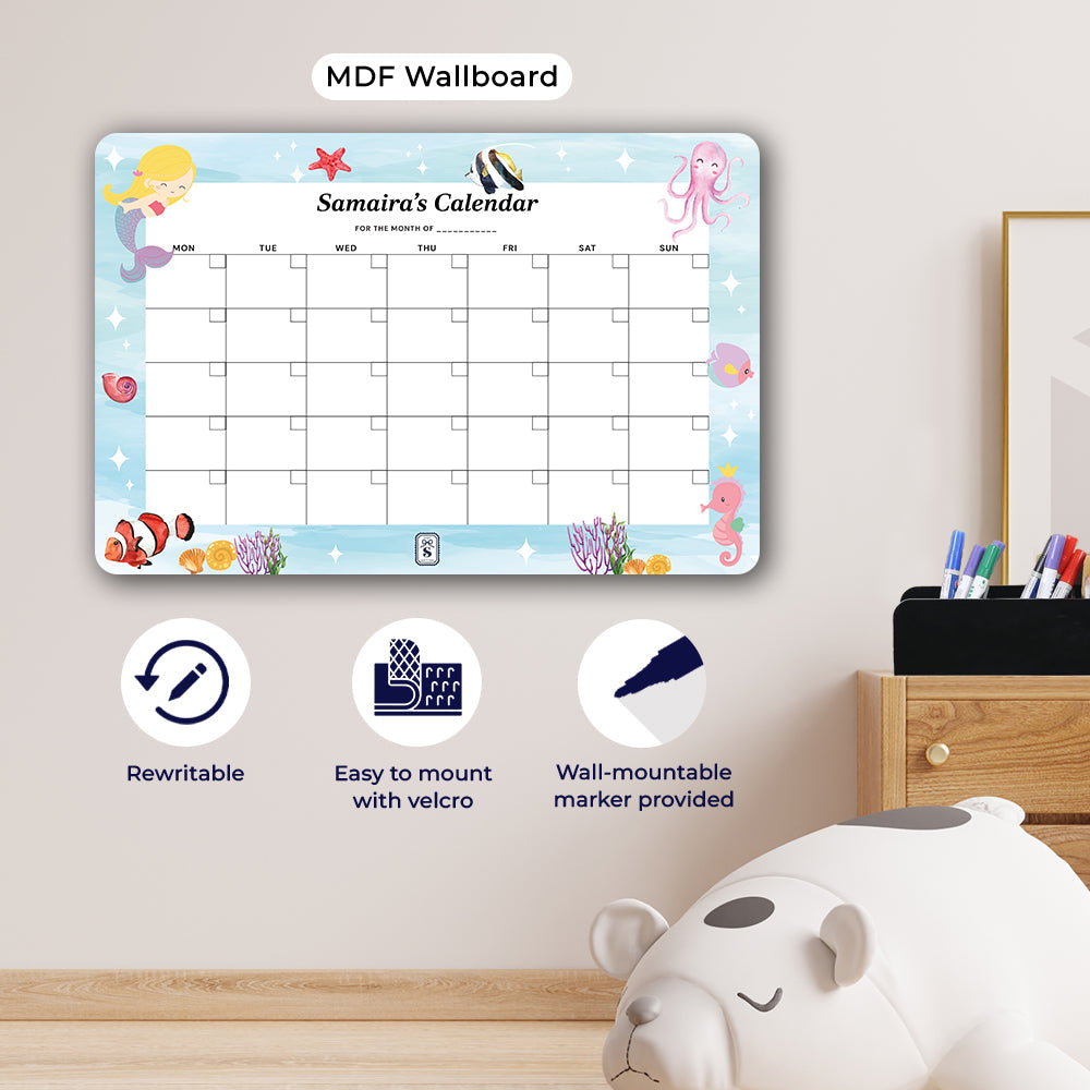 Personalised Kids Calendar - Magnet