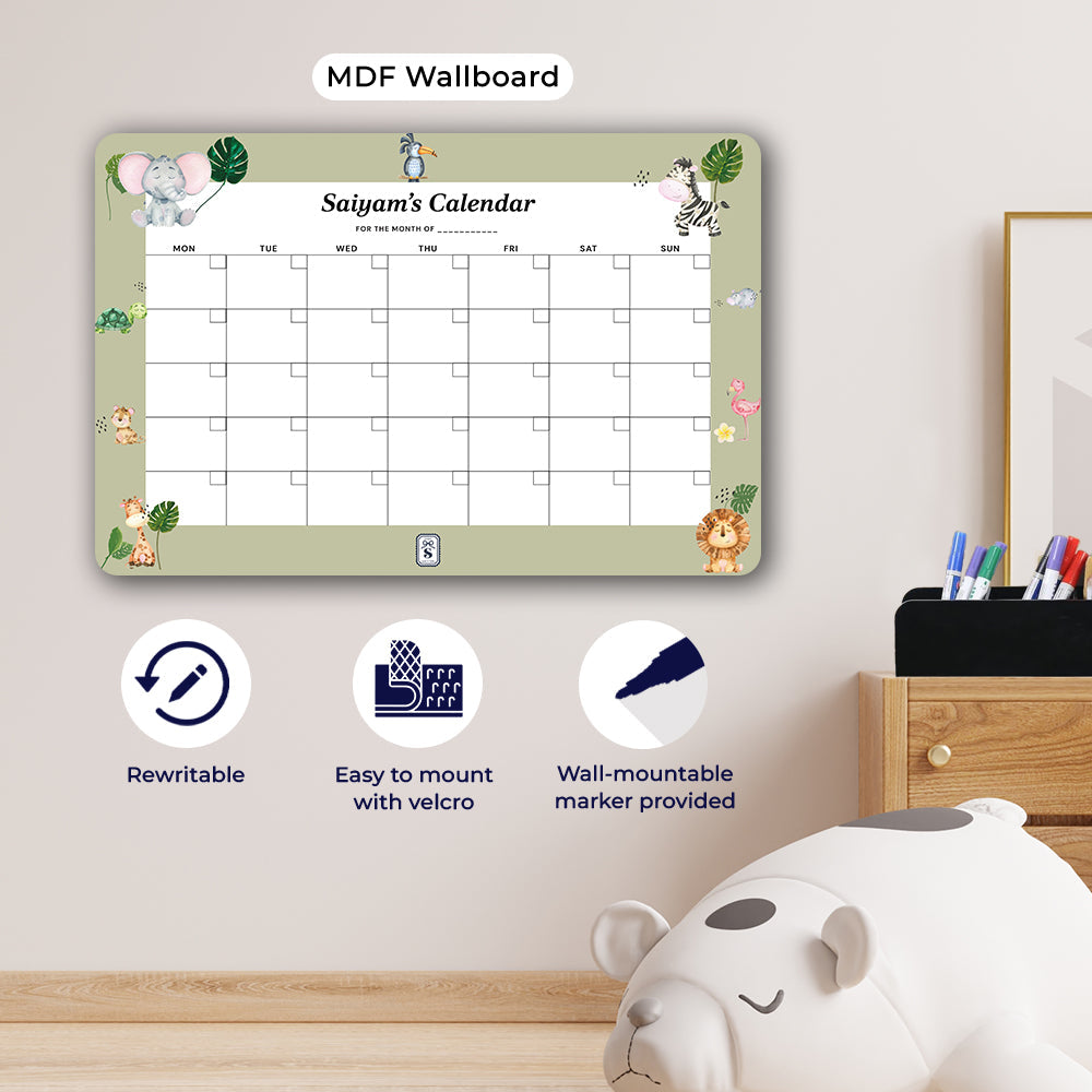 Personalised Kids Calendar - Wallboard