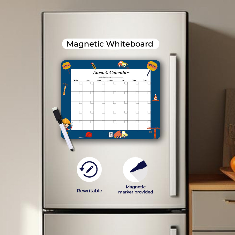 Personalised Kids Calendar - Wallboard