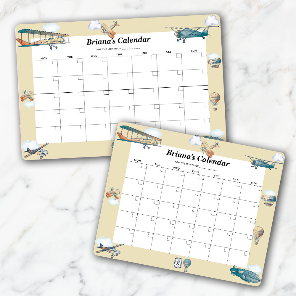 Personalised Kids Calendar - Wallboard