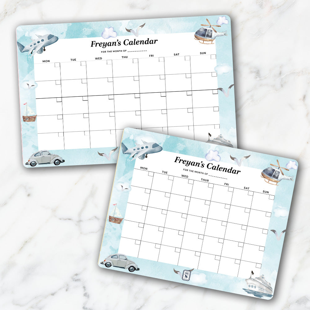 Personalised Kids Calendar - Wallboard