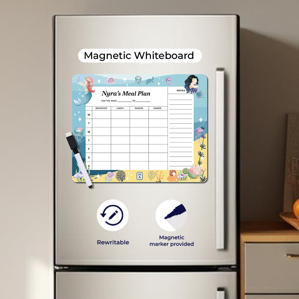 Personalised Kids Meal Planner - Magnet