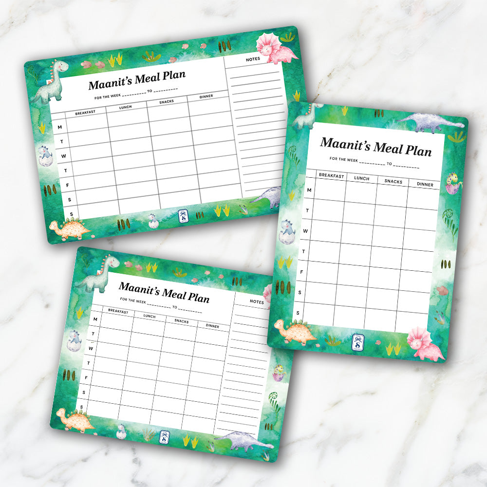 Personalised Kids Meal Planner - Magnet