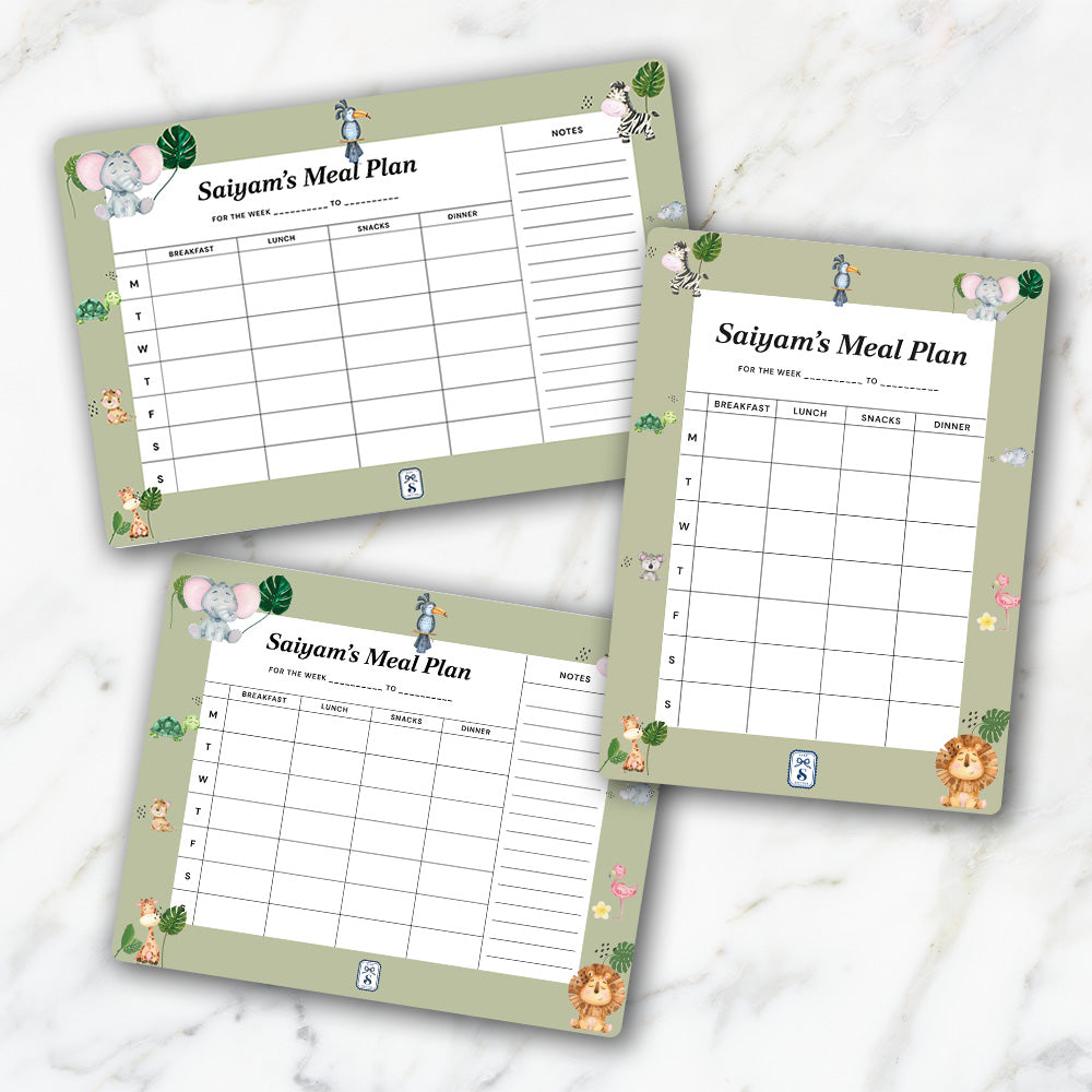 Personalised Kids Meal Planner - Magnet