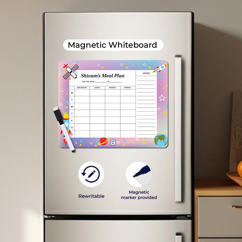 Personalised Kids Meal Planner - Magnet