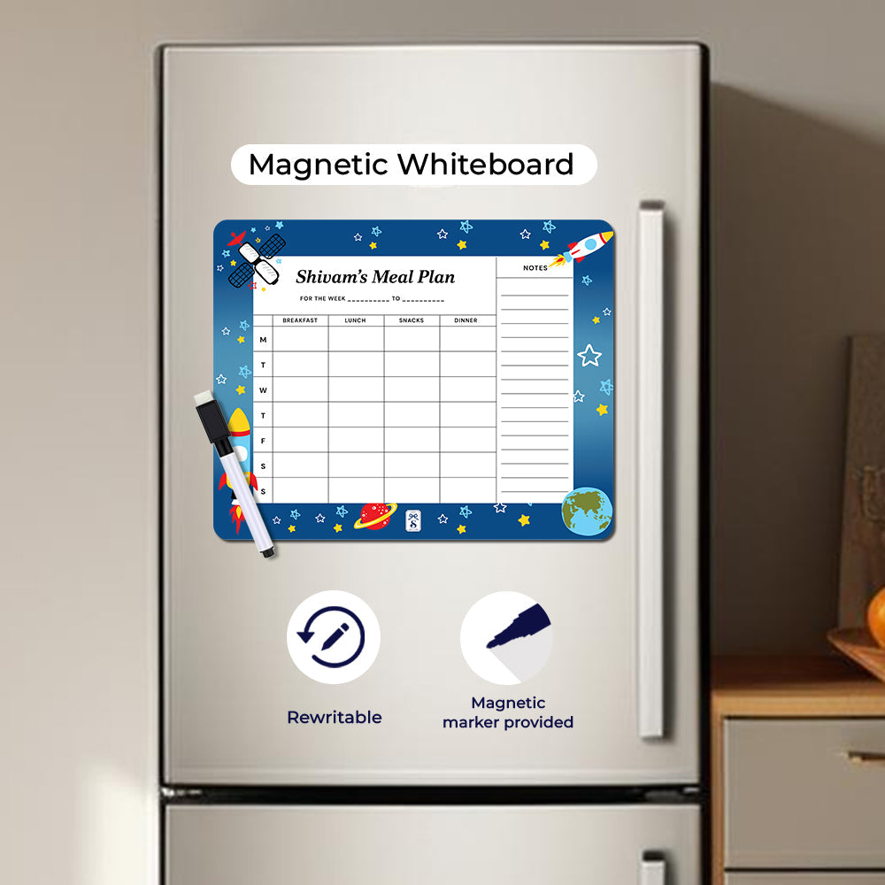 Personalised Kids Meal Planner - Magnet