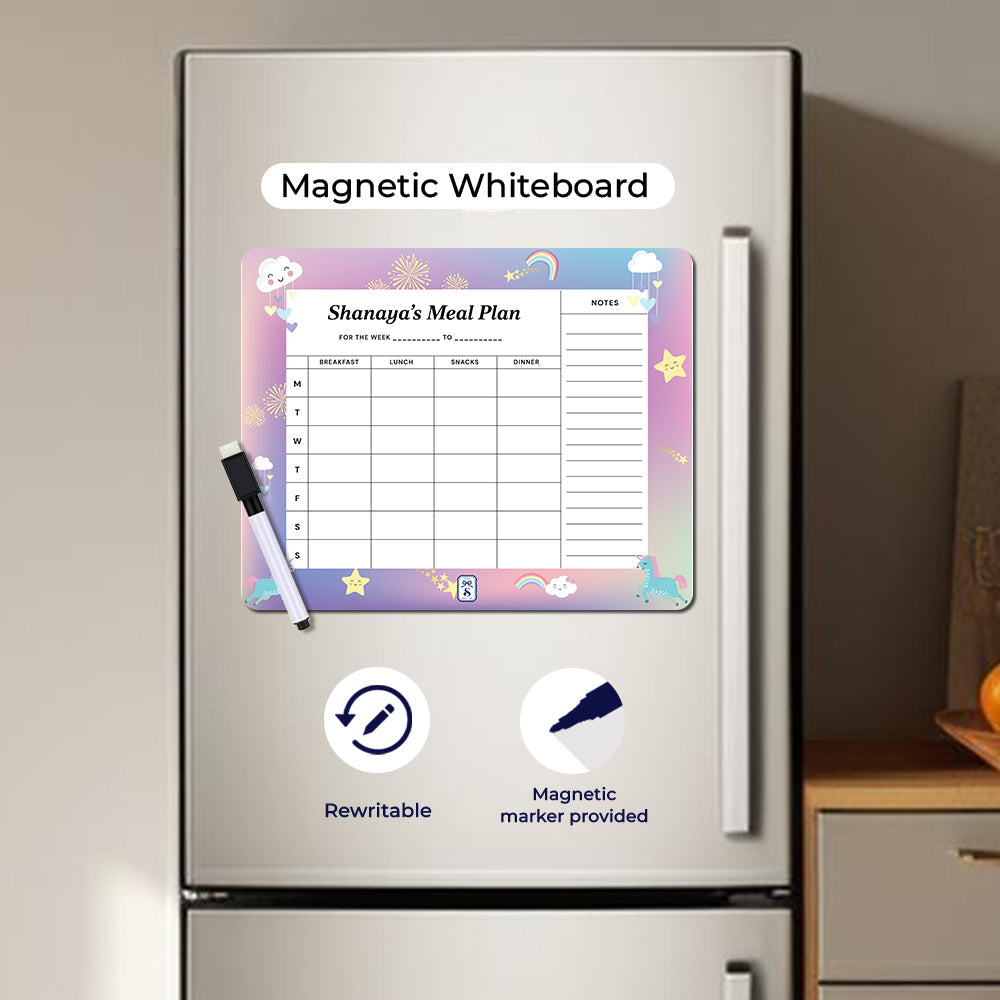 Personalised Kids Meal Planner - Magnet