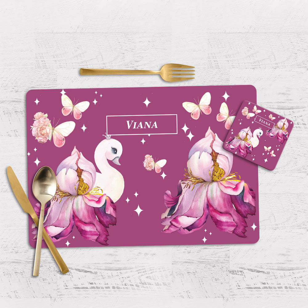 Personalised Tableware Set (kids) (4 Placemats & 4 Casters)